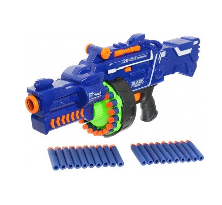 Іграшковий кулемет - бластер з м'якими кулями (7050-GN)